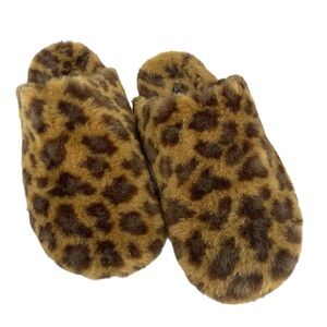 Rag & Bone Bailey Faux Fur Animal Print Cozy Mule Clog Women’s 40